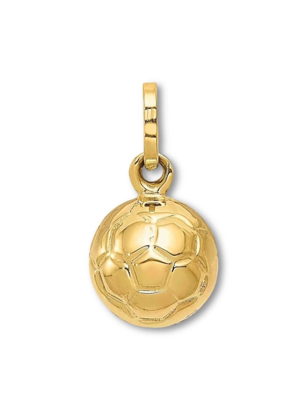 14K Real Gold Soccer Ball Pendant | Sports Jewelry By Tehrani Jewelry